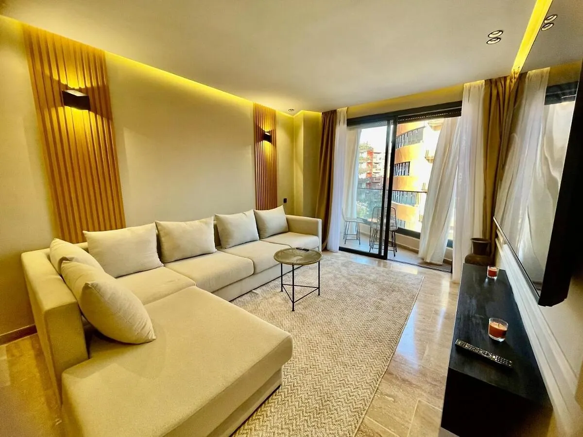 Apartament Luxurious 2Br - Steps From Carre Eden - 84Inch Tv Marrakesz