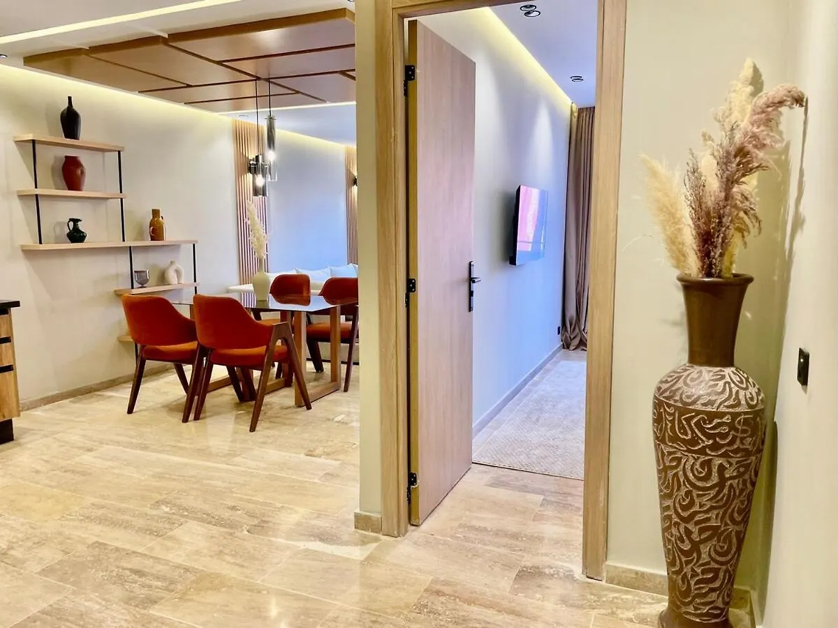 Apartament Luxurious 2Br - Steps From Carre Eden - 84Inch Tv Marrakesz 0*,  Maroko