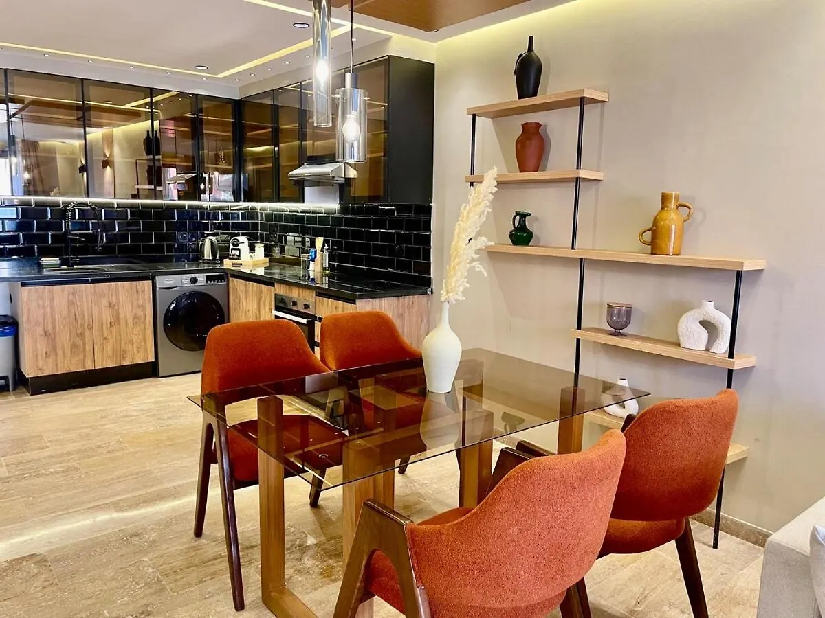 Luxurious 2Br - Steps From Carre Eden - 84Inch Tv Appartement Marrakesh Marokko